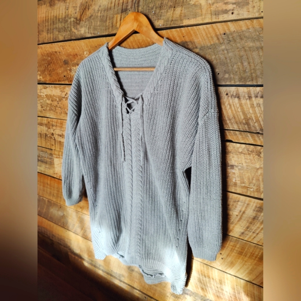 Oversized Grey Sweater